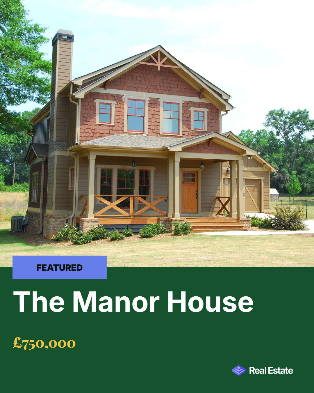 Real estate featured listing template
