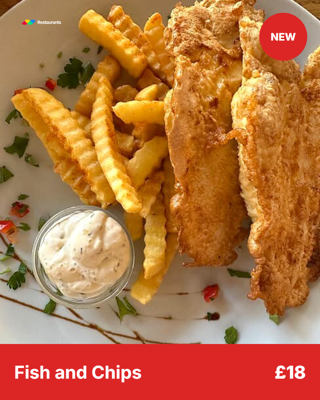Restaurant new dish template